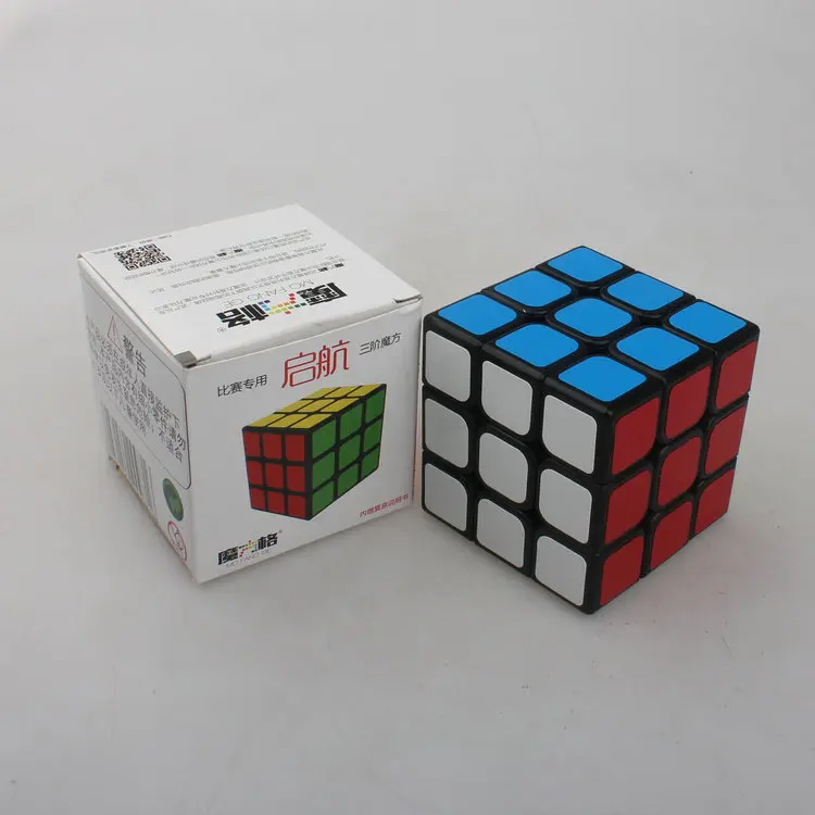 Newest Qiyi MoFangGe Qihang Speed Cube 3x3x3 Smooth Magic 57mm Black Sticker Puzzles Toys | Игрушки и хобби