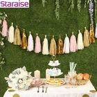 5 шт., бумажные украшения для свадьбы, 35 см