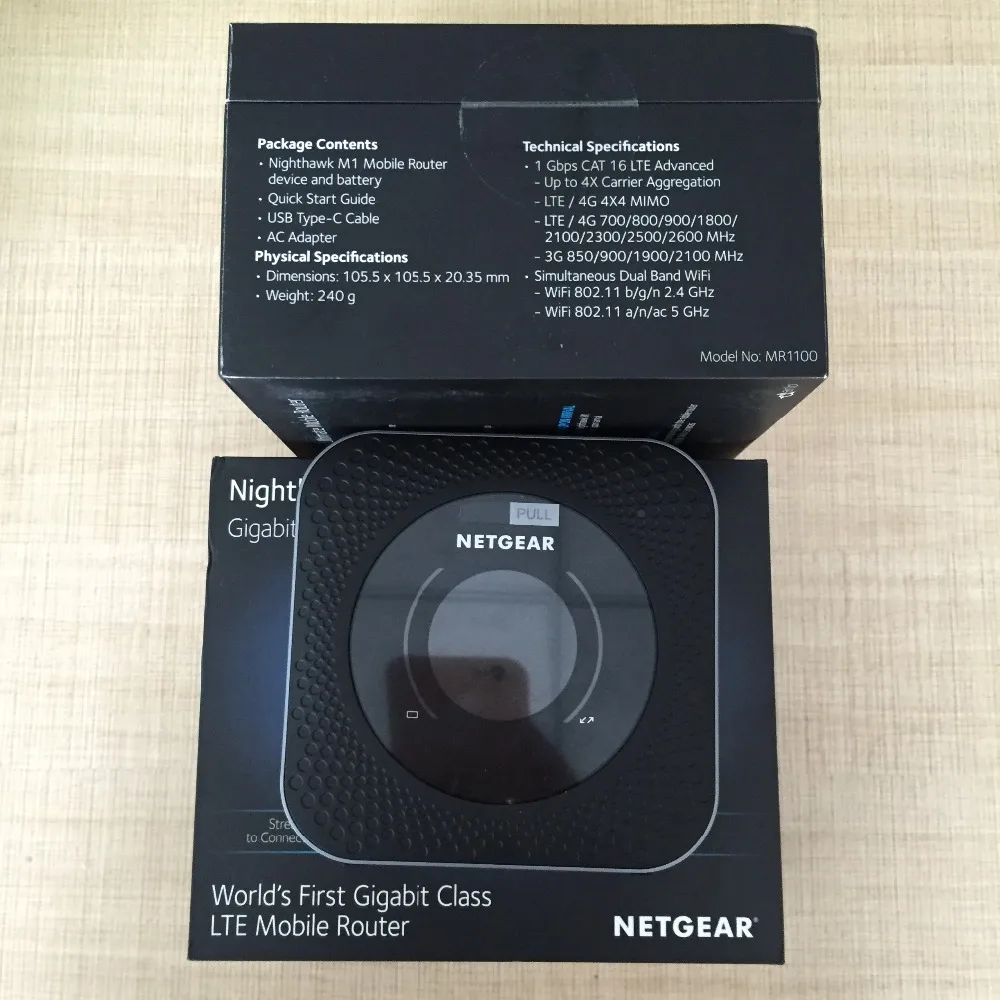 Разблокирована Netgear M1 Nighthawk MR1100 4G гигабитный Wi Fi точка доступа маршрутизатор EUS