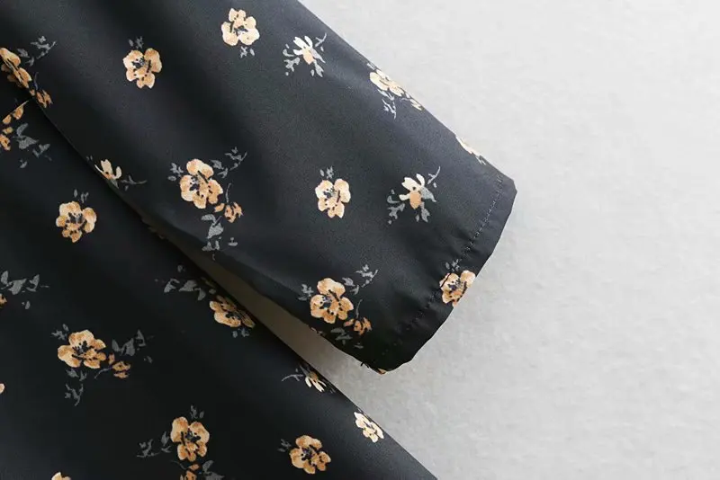 2019 для женщин в винтажном стиле с цветочным принтом vestidos повседнедневые