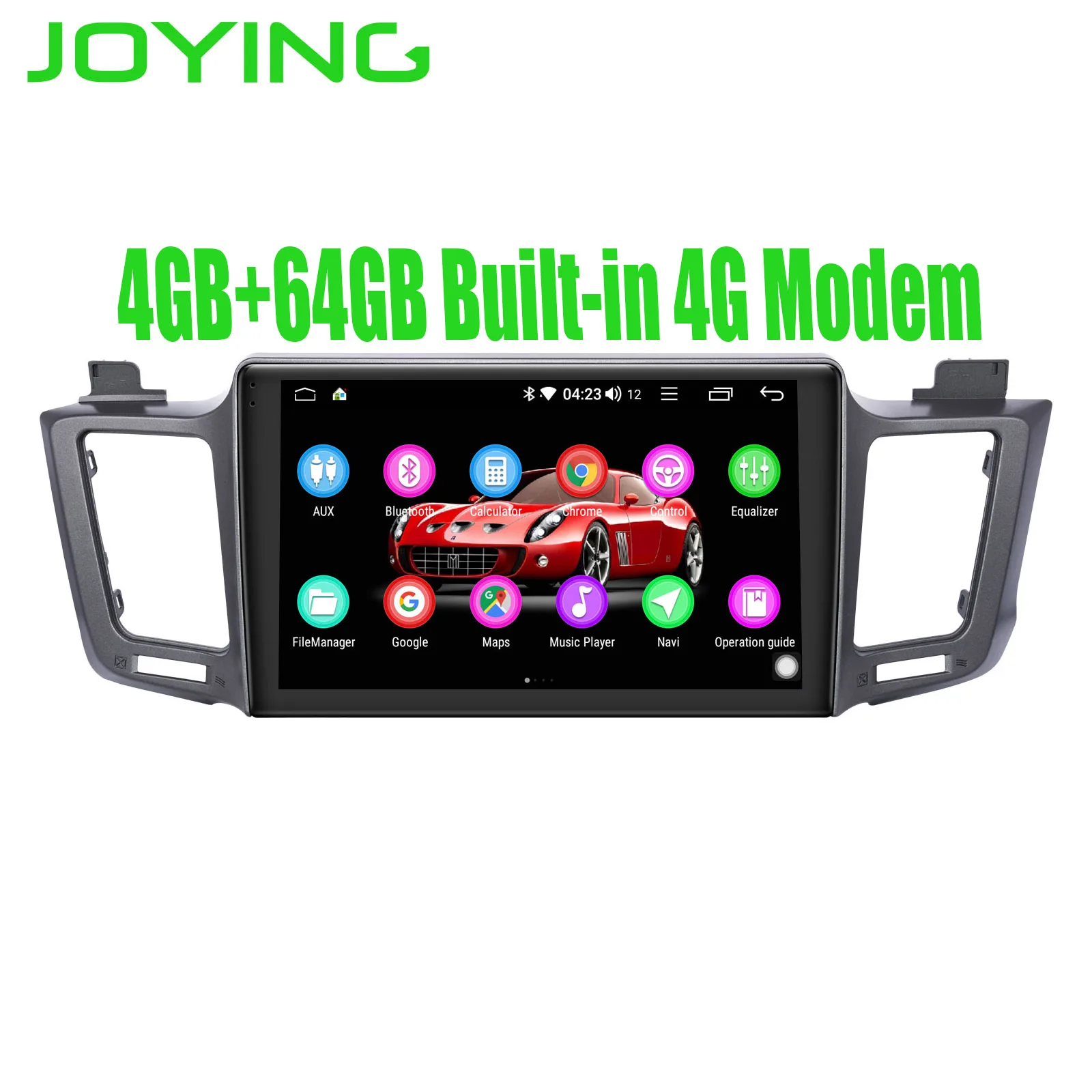 10 1 &quotips головное устройство Android 8 стерео 4 Гб + 64 Встроенный 4G модем DSP Carplay для TOYOTA