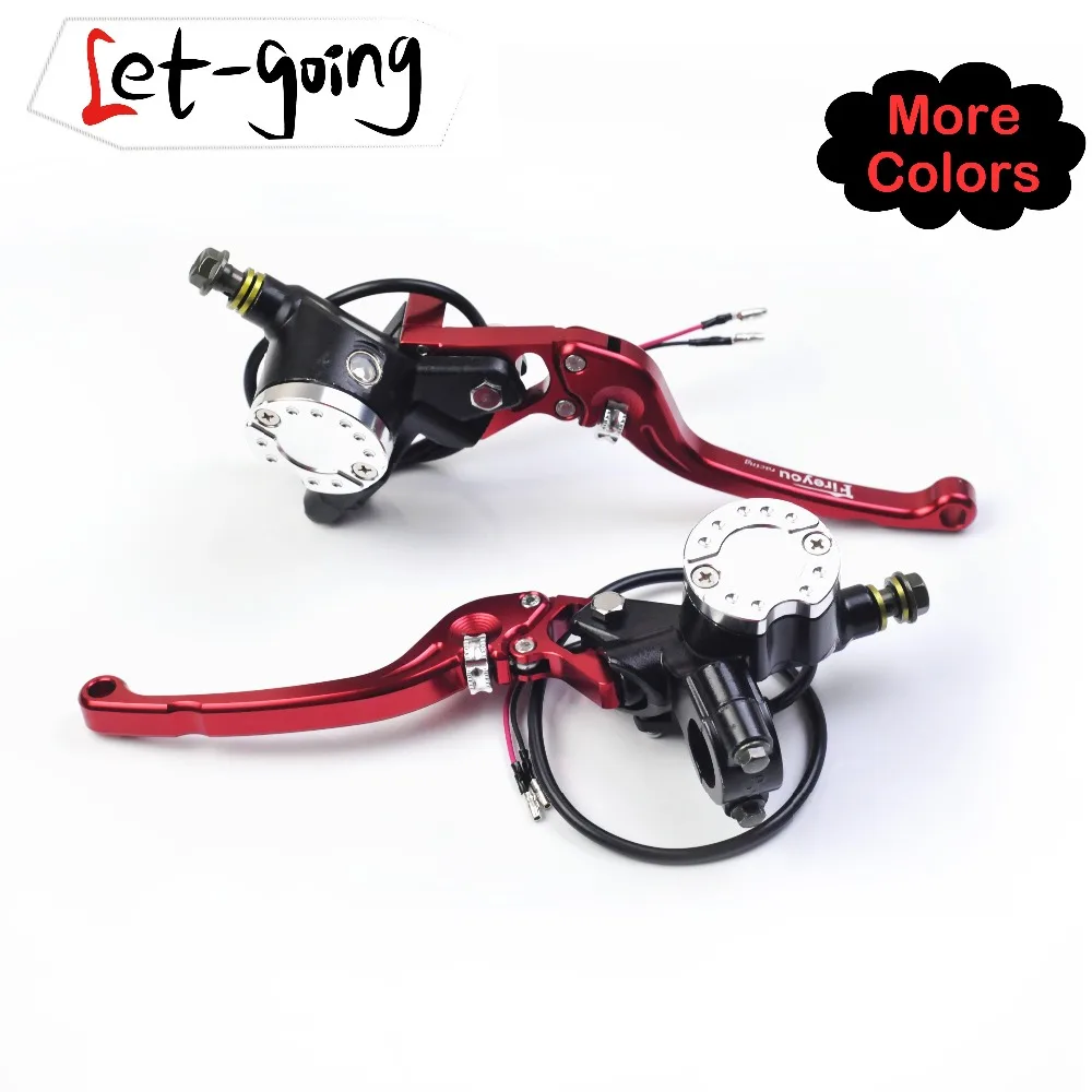 

Motorcycle Lever Brake Master Cylinder Clutch Hydraulic 7/8" For Yamaha Kawasaki Suzuki Mirror Seat M10 Adjust Brake Lever