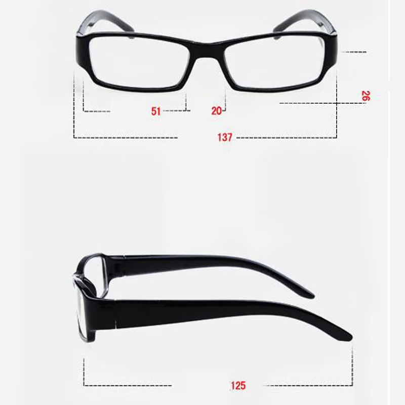 Фото Fashion Mens Women Unisex Myopia Glasses Short Sight Eyewear with Blue Coated -1 -1.5 -2 -2.5 -3 -3.5 -4 -4.5 -5 -5.5 -6.0 №5