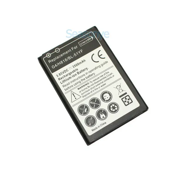Seasonye 3 шт./лот 3500 мА/ч BL-51YF запасная батарея для LG G4 H818 H818N VS999 F500 F500S F500K F500L H815 + код