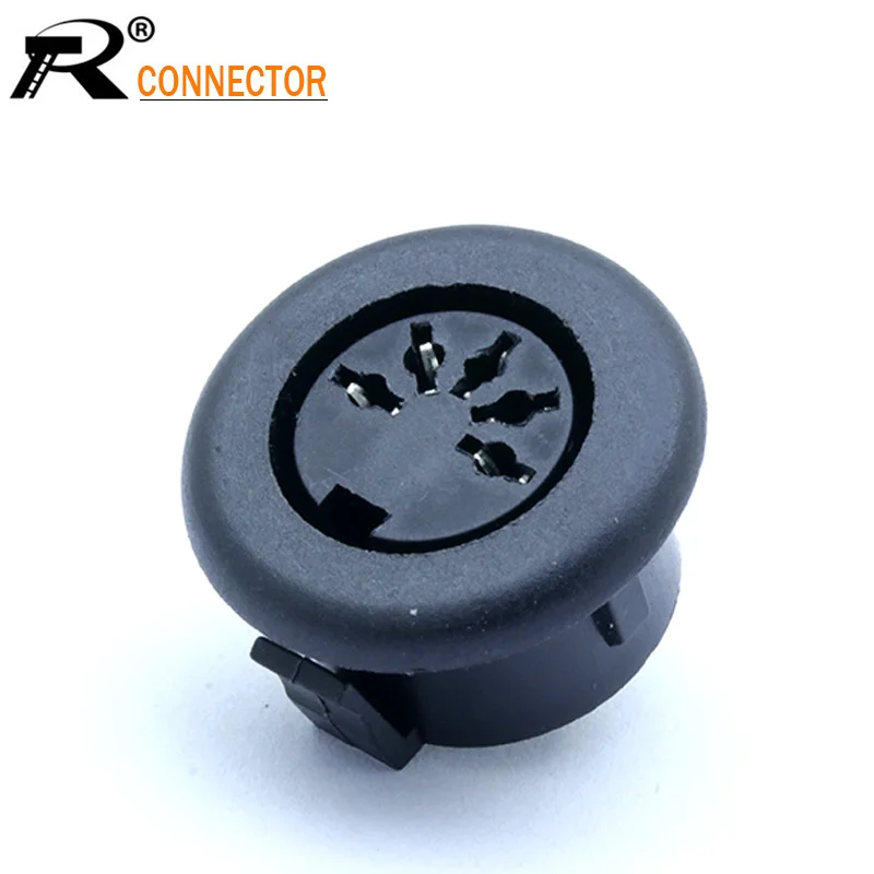 1 шт. 5pin Micro Power Socket S терминалы DIN Женский разъем PCB панель монтажный для