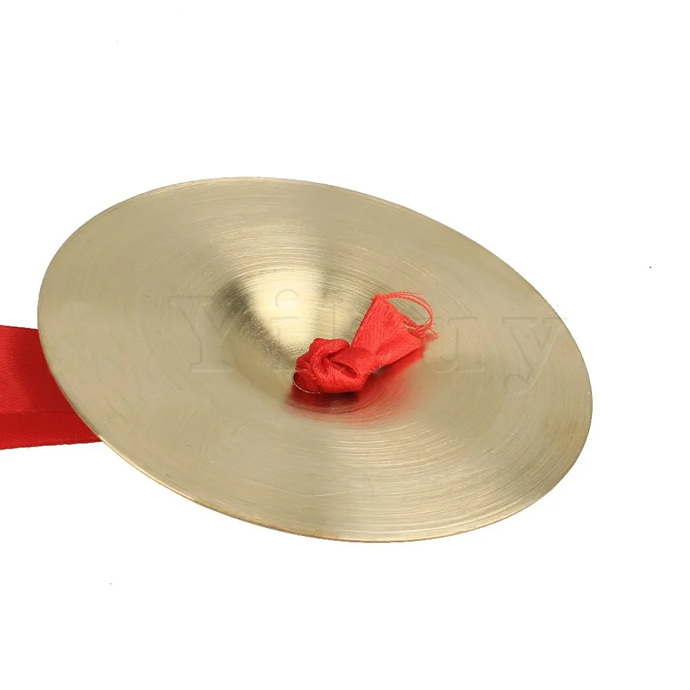 Yibuy Orff инструменты медные тарелки детский музыкальный инструмент игрушка 9 см