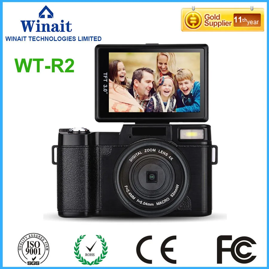 Оригинальная китайская DSLR камера WT-R2 Max 24MP съемка HDD/флэш-память 800mA литиевая