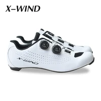 x wind carbon road bike shoes lock cycling shoes men racing road bike bicycle sneakers professional athletic breathable