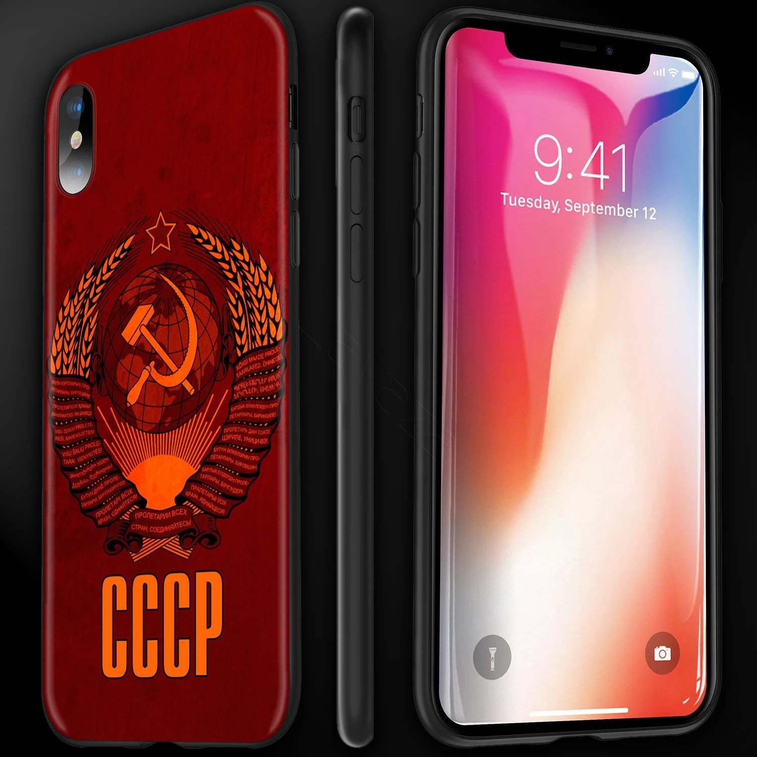 Чехол Lavaza Сталин с Советским Союзом для iPhone 12 mini 11 Pro XS Max XR X 8 7 6 6S Plus 5 5s se | Мобильные