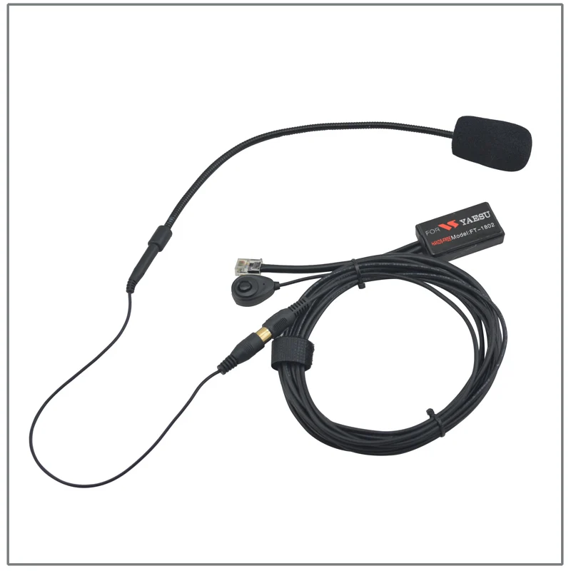 6-контактный кристаллический микрофон PTT Hands-free с маленькой для мобильного радио