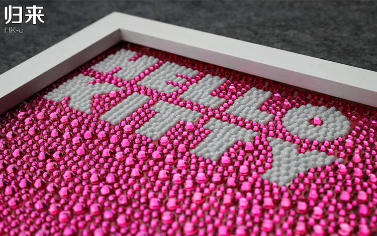 Рисунок «hello kitty» радужная картина Diy 5D алмазная картина «hello kitty» полная вышивка круглые алмазы со стразами 30*40 см детские подарки