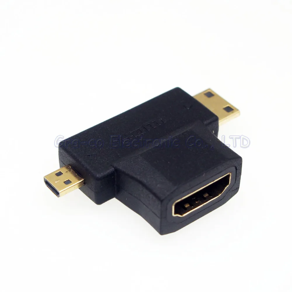 Адаптер HDMI 3 в 1 2 шт./лот переходник мама-папа с папа на D | Электроника