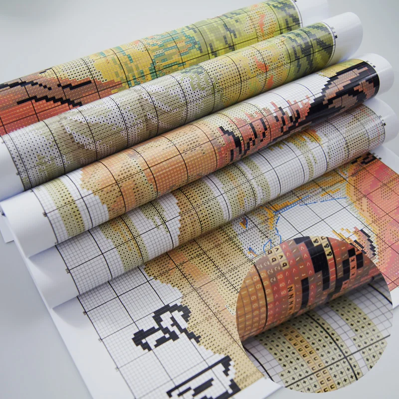 Вышивка крестиком DMC гладью с изображением животных вышивка 11CT 14CT вышивкой | Дом и