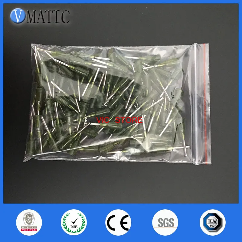 100 шт 0,5 ''1/2 дюйма Длина трубки 14 г Luer Lock S. S. Клей Пластиковый Дозирующий Наконечник иглы