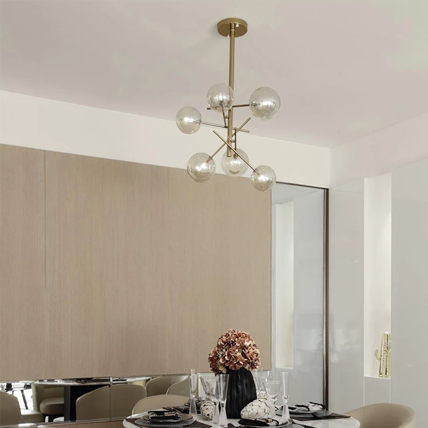 Современная светодиодная люстра интерьерный декоративный светильник в стиле