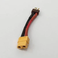 t plug male to xt60 female adapter converter cable 50mm for rc lipo battery