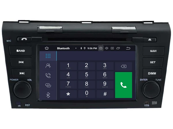 Quad-Core Android 9 0 Автомобильный DVD плеер для Mazda 3 2004-2009 автомобильный аудио