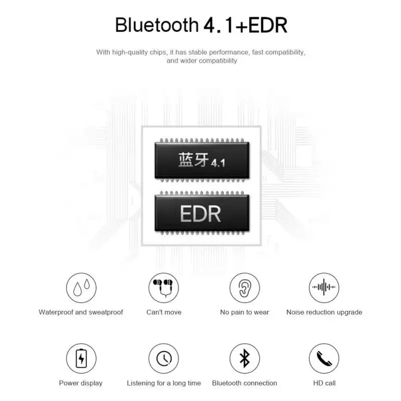 Наушники с костной проводимостью водонепроницаемые Bluetooth-наушники настоящие