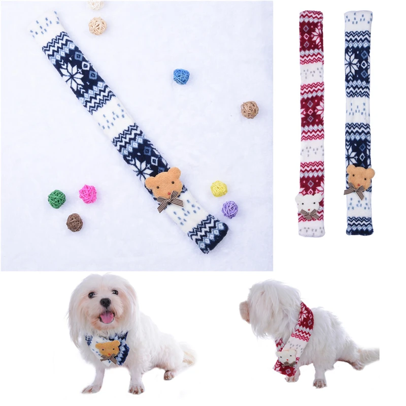 Мода 2017 1 шт. кошачий шарф с принтом снега для домашних животных новый дизайн Chritsmas