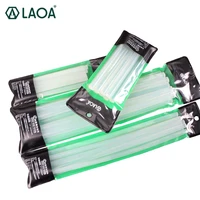 laoa 50pcs translucent 7mm11mm hot melt glue sticks for glue gun craft album tools