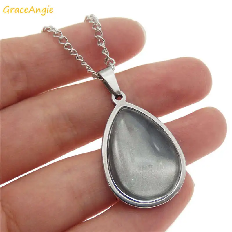 

GraceAngie, фоторамка из нержавеющей стали, Пустые Настройки, аксессуары для рукоделия, подходит для камеры 25*18 мм