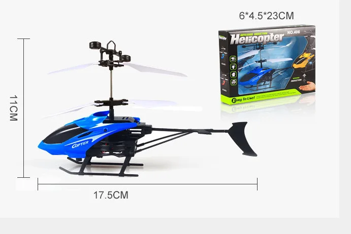 Радиоуправляемый мини Дрон Летающий вертолет с дистанционным управлением