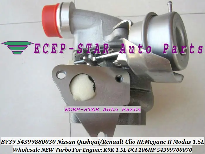 Турбо для Renault Modus Clio 3 Megane Scenic 2 Nissan Qashqai K9K 1 5 л DCI бесплатная доставка BV39 54399880030
