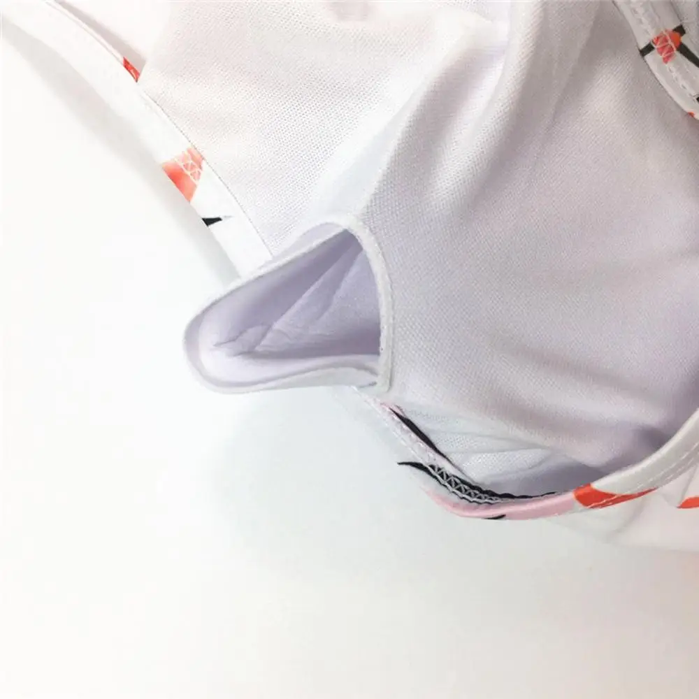 Сексуальный топ с цветочным принтом бандажный купальник и розовая полоска для