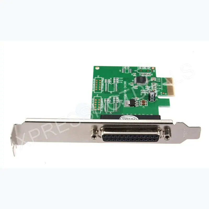 

New Parallel Port DB25 LPT Printer to PCI-E Express Card Converter Adapter Win7