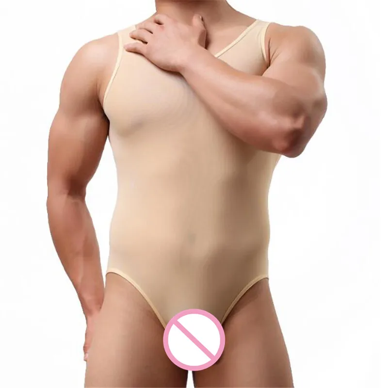 Мужское боди мужское сексуальное прозрачное нижнее белье боксерские боди|sexy