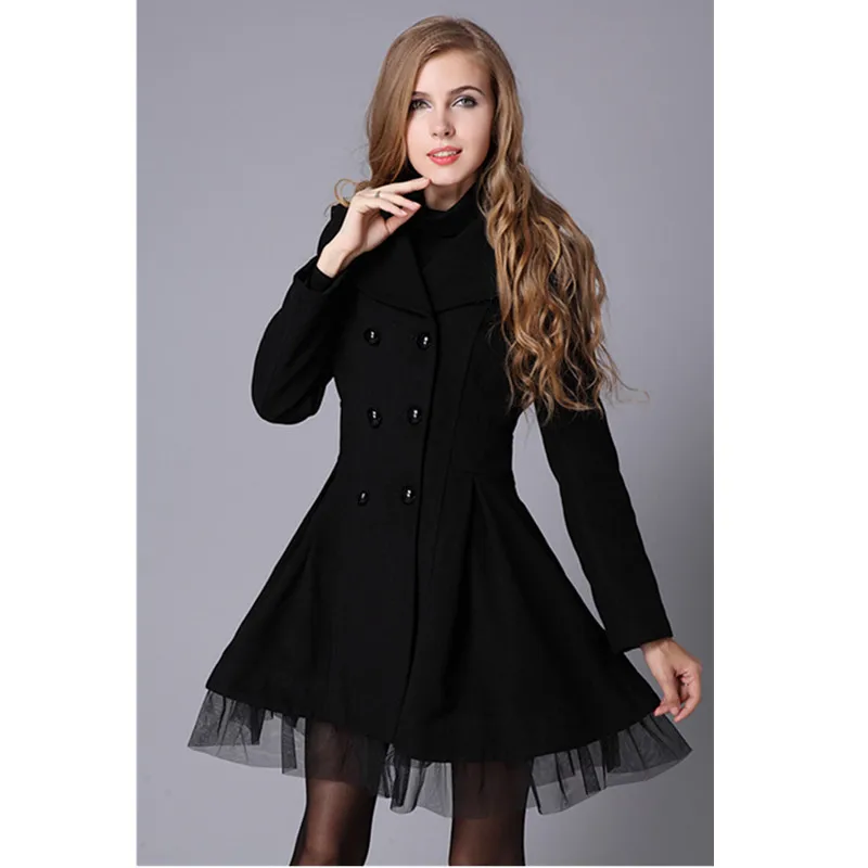 YAGENZ осенне зимняя женская куртка шерстяное пальто модное повседневное женское