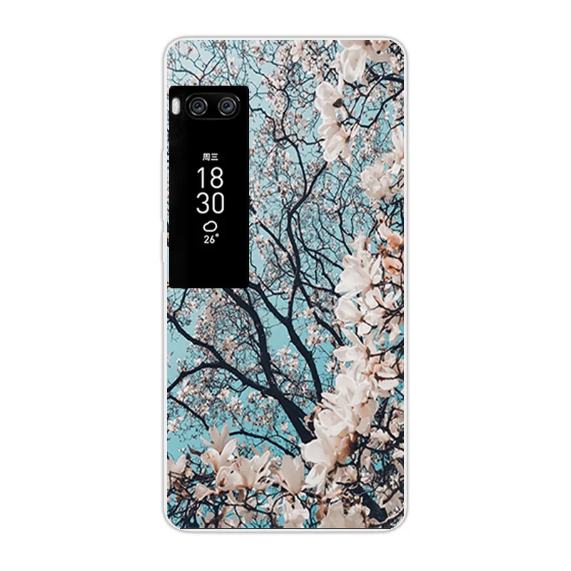 Для Meizu Pro 7 мягкий силиконовый тонкий ТПУ задняя крышка Защитный Ультра тонкий Fundas 5,2 дюймов для Meizu Pro 7 PRO7 деревянные телефонные чехлы - Цвет: 24