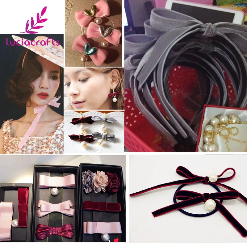 Распродажа! Lucia crafts 2y/Лот 20 мм бархатная лента для упаковки швейного материала