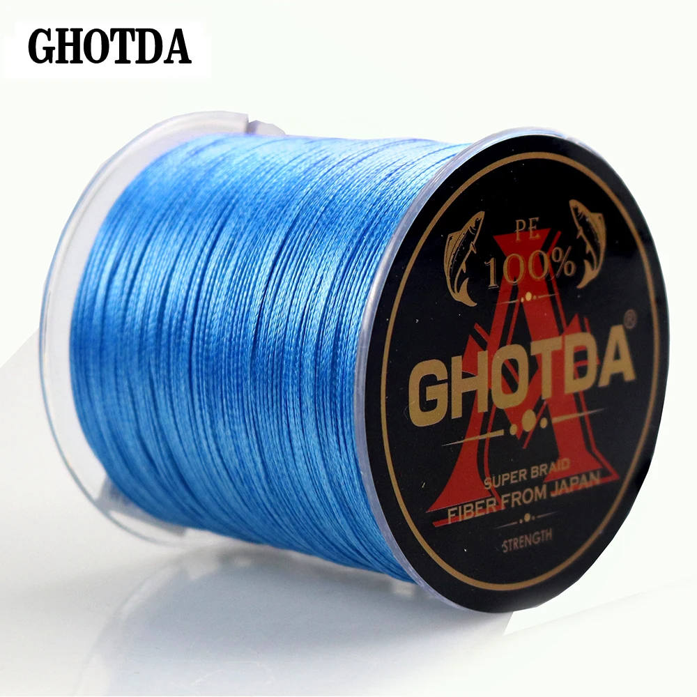Плетеная рыболовная леска GHOTDA 8 нитей 500/300 м 22/31/43/52/61/78LB | Спорт и развлечения