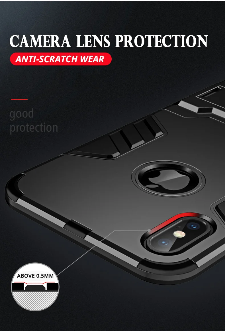 Противоударный чехол для iPhone X 8 6 6s 7 5s SE Plus PC+ Силиконовый Железный человек 3D чехол