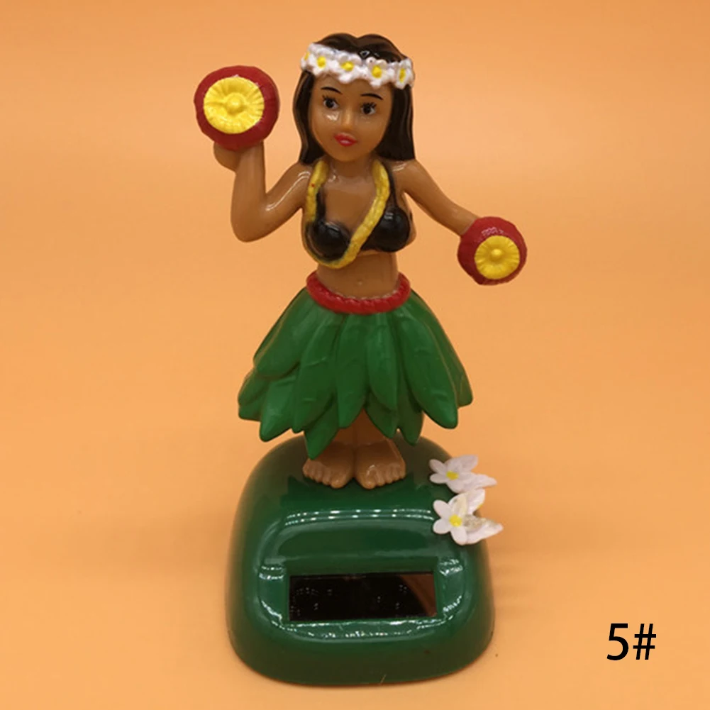 Прочная Экологичная качающаяся игрушка Bobble Hula Girl танцующая машинка на солнечных