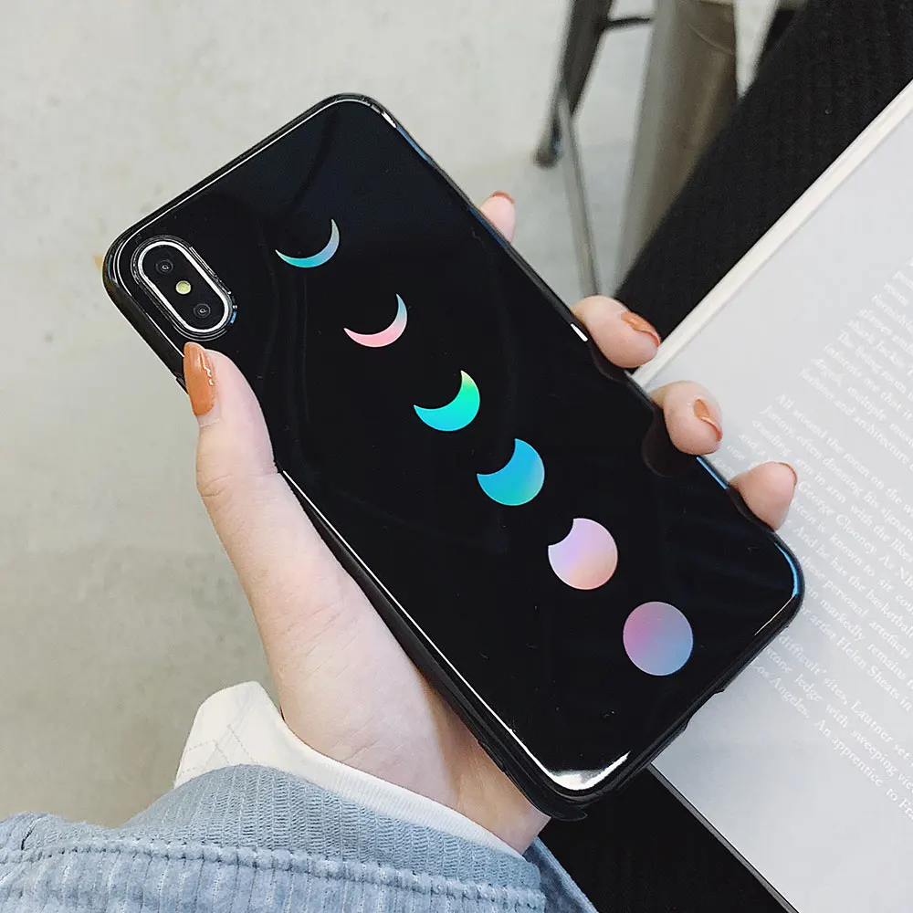 KISSCASE красочный лазерный стеклянный чехол Aurora для IPhone X Xs MAX XR 6 S 7 8 Plus красивый