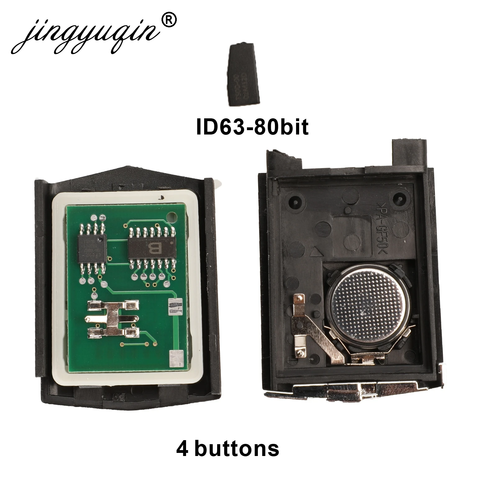 jingyuqin 3/4 Buttons Remote Folding Car Key 315Mhz For Mazda 3 5 6 CX-7 CX-9 MX-5 Miata BGBX1T478SKE125-01 4D63 Chip Fob