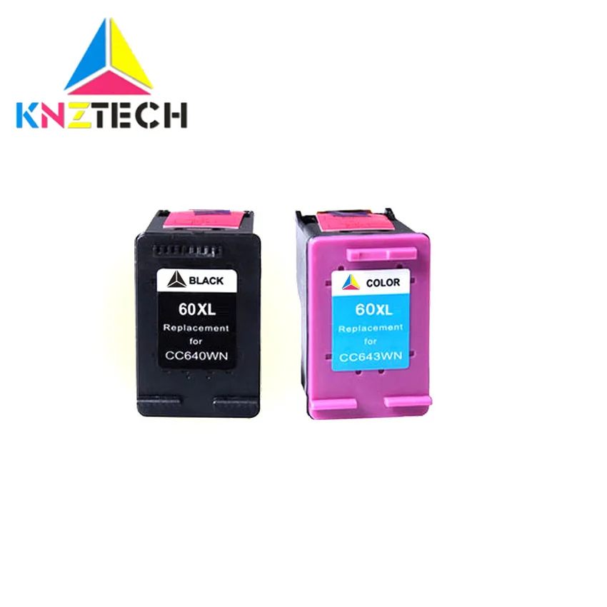Чернильный картридж 60XL сменный для принтера hp 60 XL Deskjet F2480 F2420 F4480 F4580 F4280 D2660 D2530 D2560