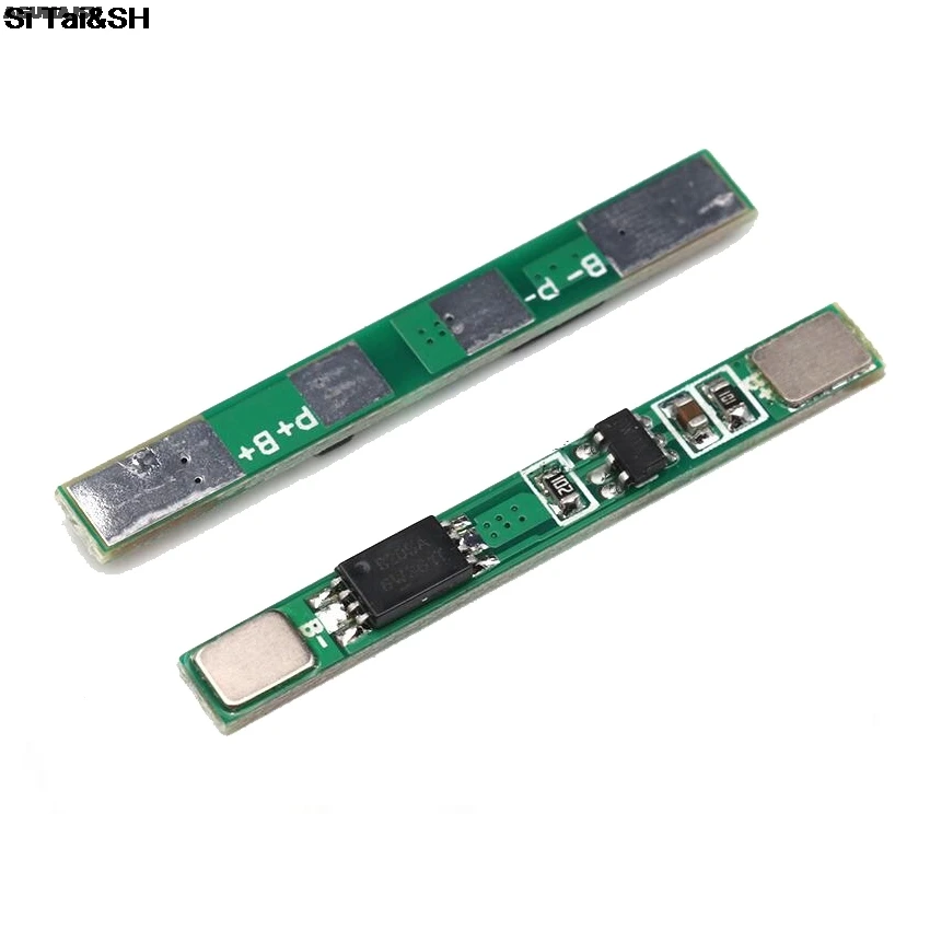 Защитная плата 1S 3 7 V 3A li ion BMS PCM для литий ионной батареи 18650|Интегральные схемы| |