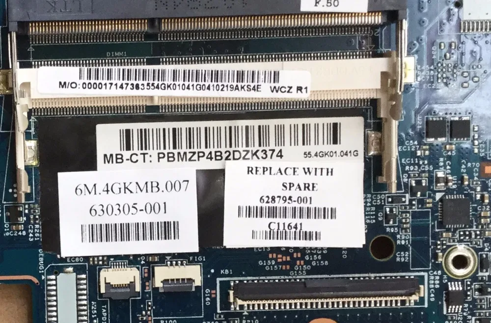 Для hp Probook 4720s 4520s материнская плата ноутбука 628795-001 598668-001 633551-001 598670-001 аккумулятор большой емкости HD5470 512 Мб