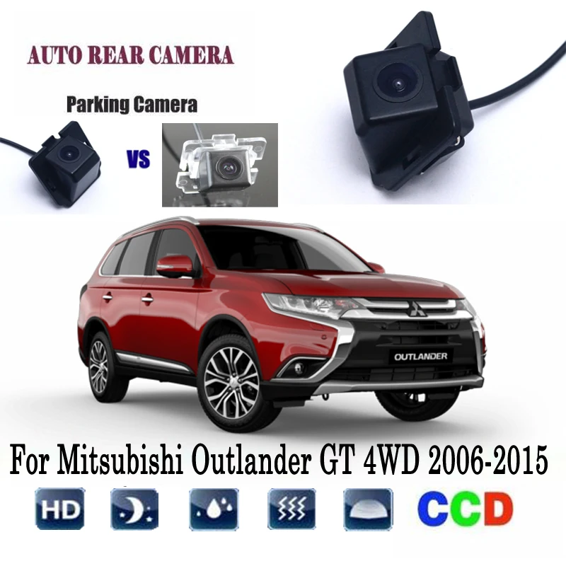 Камера заднего вида для Mitsubishi Outlander GT 4WD 2006 2015/CCD/ночного видения/заднего