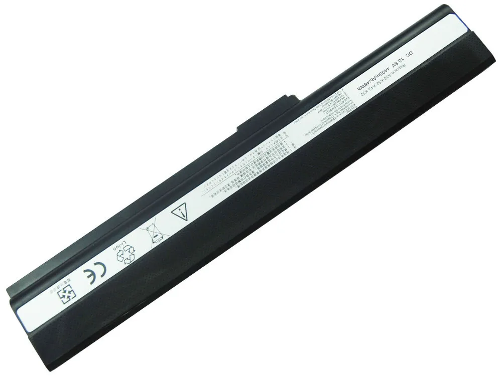 

Laptop Battery Replace For ASUS A52F,A52J Series A32-K52 A31-K42 A32-K42 10.8V 4400mAh