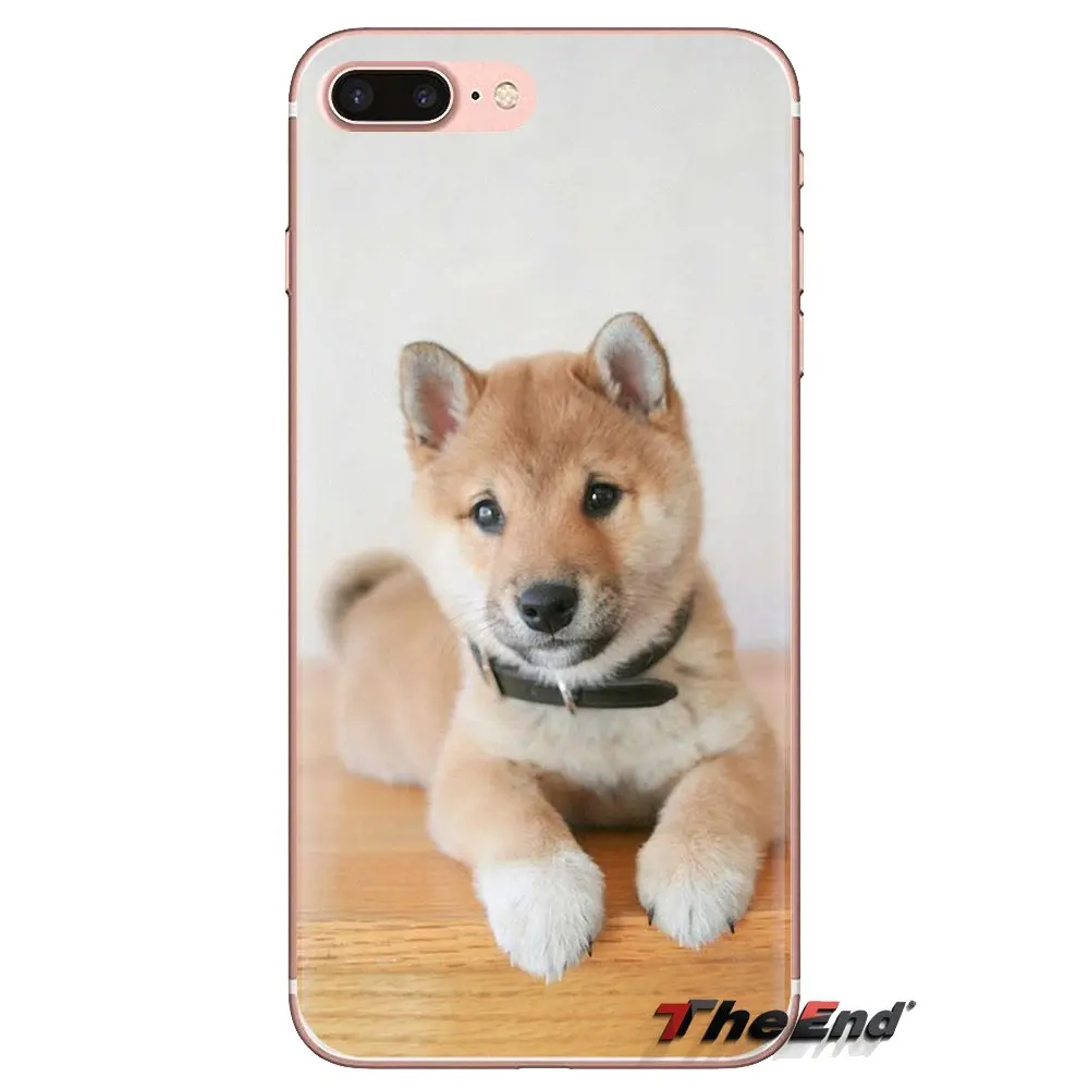 Прозрачный чехол из ТПУ для Xiaomi Redmi 4A S2 Note 3 3S 4 4X5 Plus 6 7 6A Pro Pocophone F1 brihwood Red shaba Inu Dog Puppy |