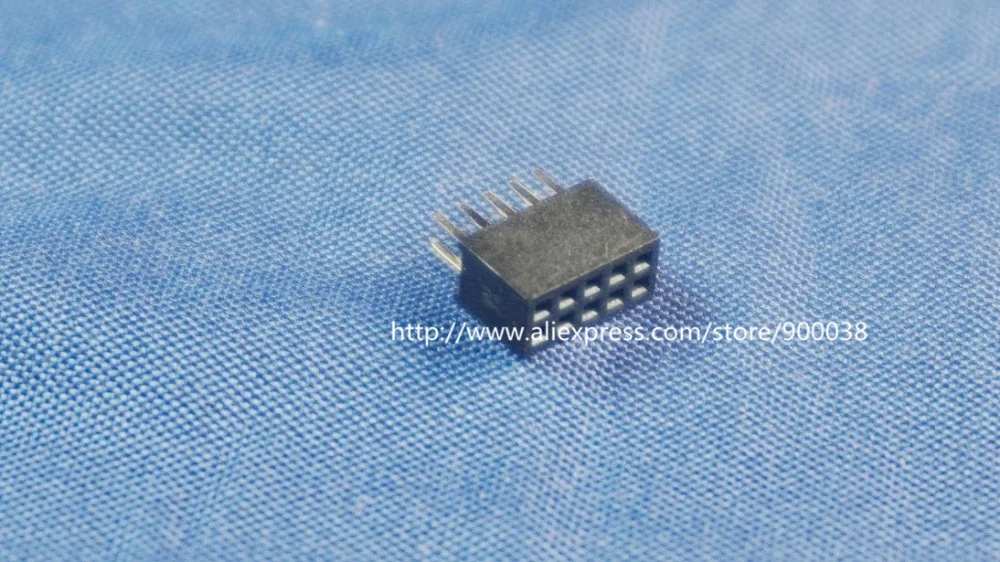 10 шт. 2x5 P pin 1 27 мм Шаг штырьковый штырь женский двухрядный прямой сквозное
