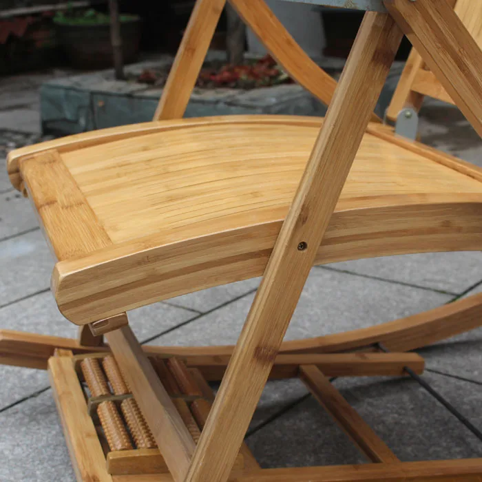 Толще nap складной бамбуковой кресло раскладное открытый балкон плетеные