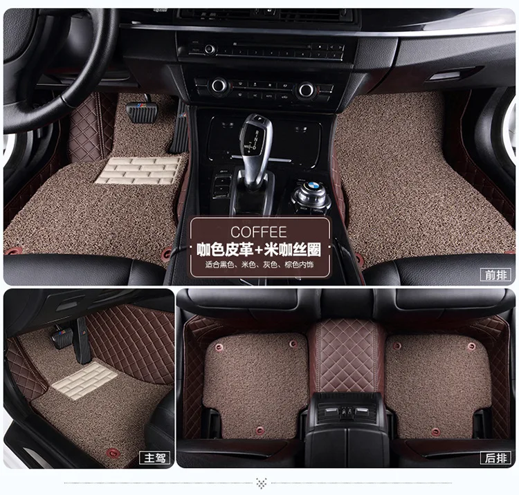 Myfmate автомобильные коврики для Ford Focus Mondeo Transit Custom Fiesta S-MAX Explorer KUGA Escape Mustang Tourneo Edge Everest Fiesta