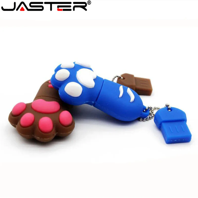 JASTER флеш-накопитель с мультипликационным принтом 4 ГБ 16 32 64 OTG USB флешка для