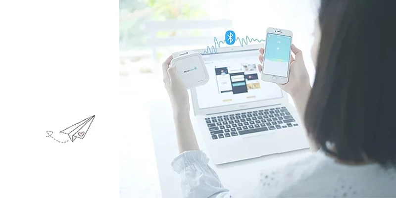 Issyzonepos Bluetooth фотопринтер iOS Android Портативный стикертермальный принтер мини карманный принтер для заметок бесплатное приложение подарок на день рождения
