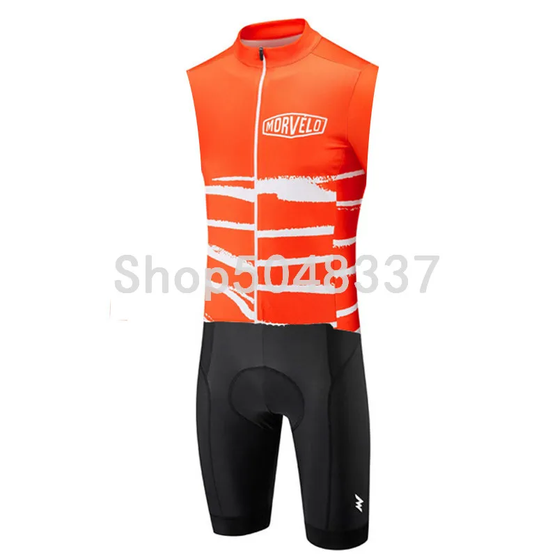10 Триатлонный костюм Мужской без рукавов Велоспорт Джерси Morvelo Skinsuit комбинезон Ropa Ciclismo Hombre летний бег велосипед спортивный комплект - Цвет: 10